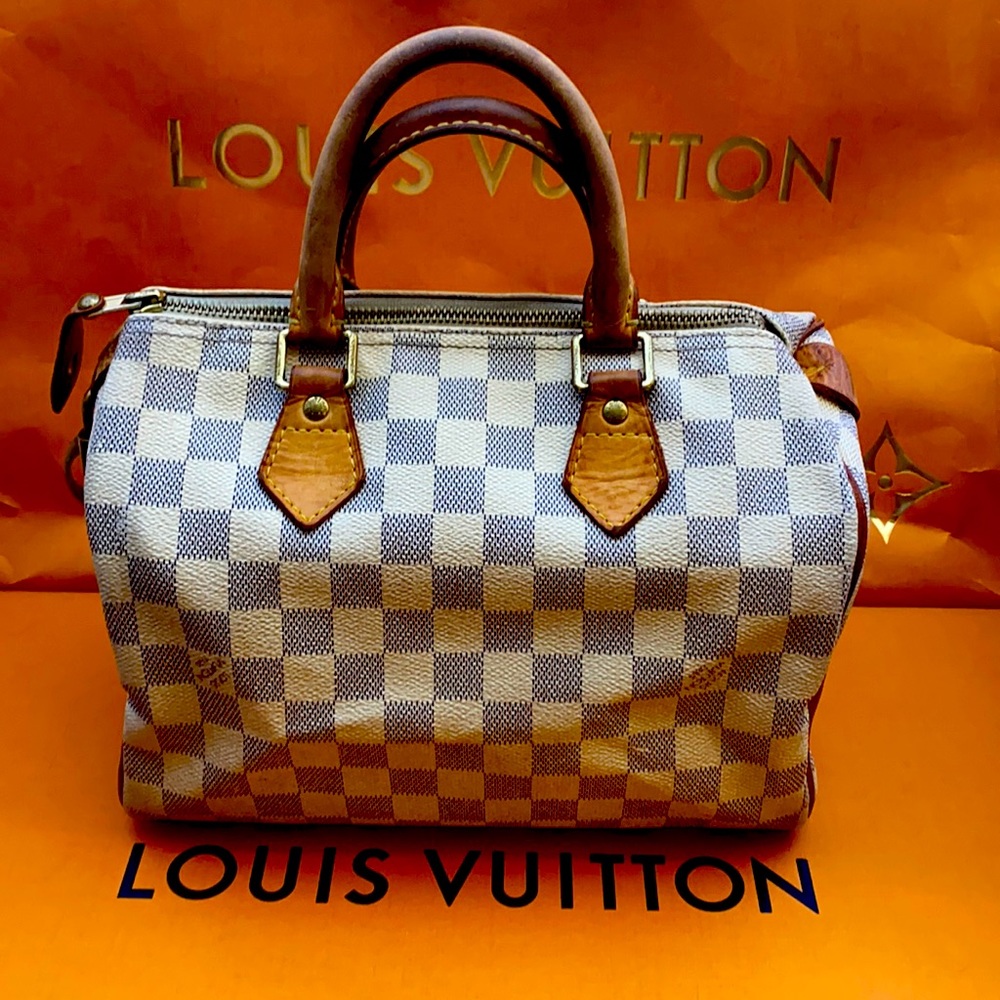 Vintage Authentic Louis Vuitton Speedy 25